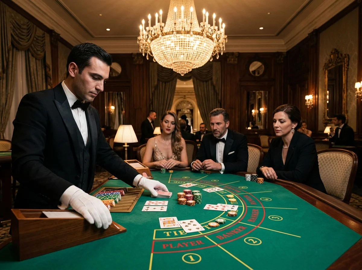 Baccarat live tables